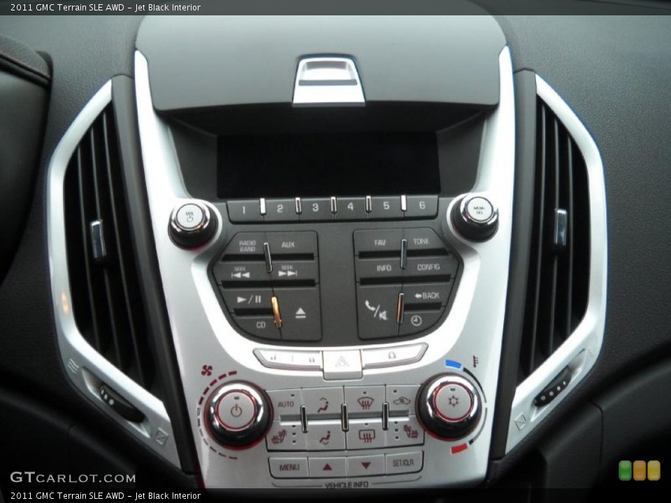 Jet Black Interior Controls for the 2011 GMC Terrain SLE AWD #47113694