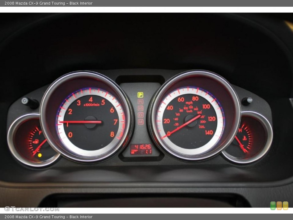 Black Interior Gauges for the 2008 Mazda CX-9 Grand Touring #47113853