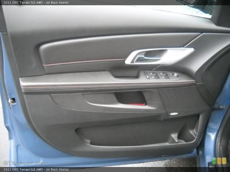 Jet Black Interior Door Panel for the 2011 GMC Terrain SLE AWD #47113910