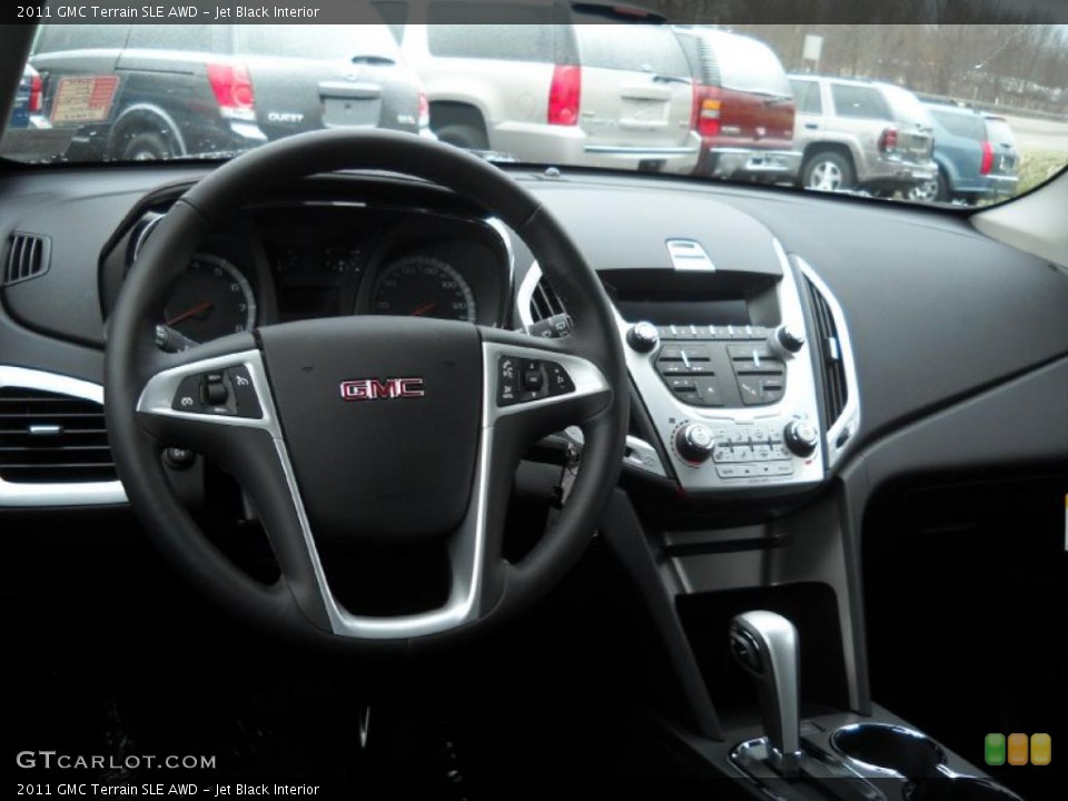Jet Black Interior Dashboard for the 2011 GMC Terrain SLE AWD #47114024