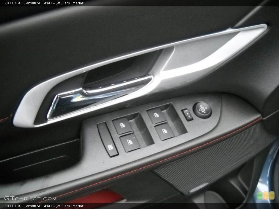 Jet Black Interior Controls for the 2011 GMC Terrain SLE AWD #47114036