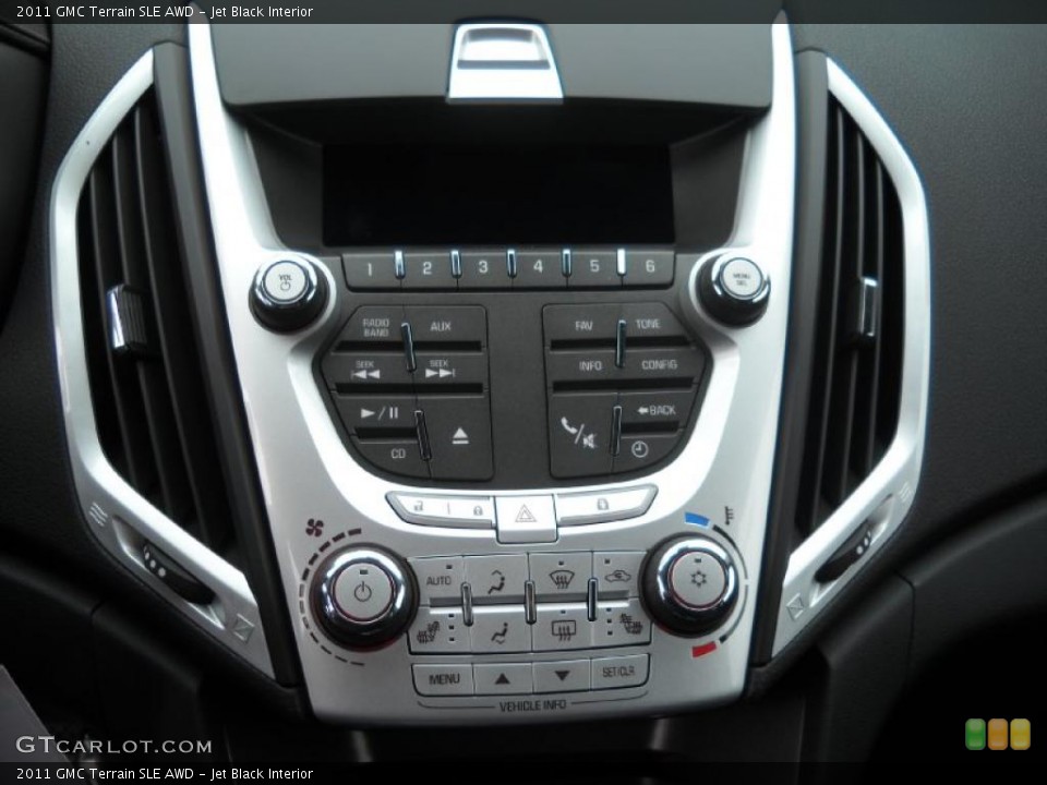 Jet Black Interior Controls for the 2011 GMC Terrain SLE AWD #47114048