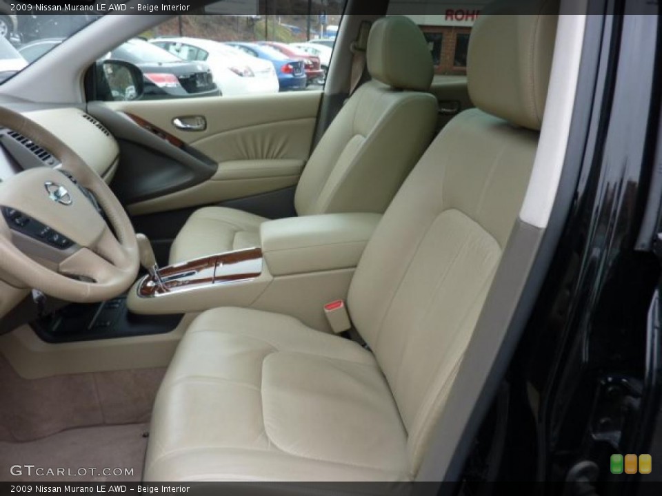 Beige Interior Photo for the 2009 Nissan Murano LE AWD #47114435