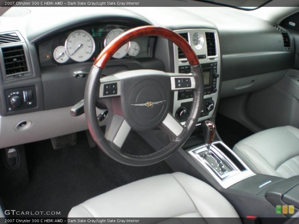 Dark Slate Gray/Light Slate Gray Interior Prime Interior for the 2007 Chrysler 300 C HEMI AWD #47114699