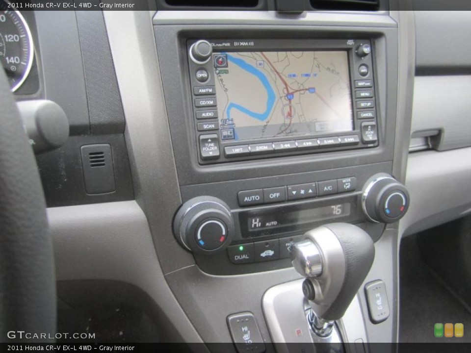 Gray Interior Navigation for the 2011 Honda CR-V EX-L 4WD #47115668