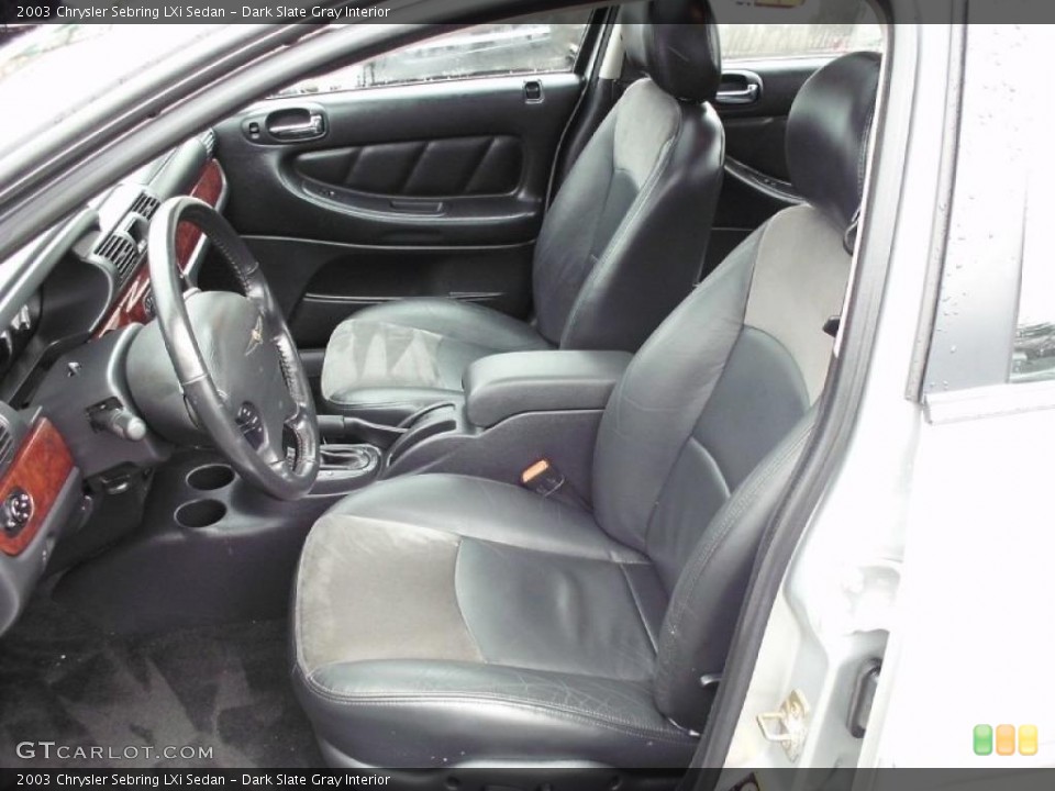 Dark Slate Gray Interior Photo for the 2003 Chrysler Sebring LXi Sedan #47115881