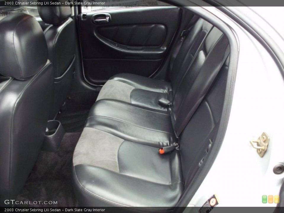 Dark Slate Gray Interior Photo for the 2003 Chrysler Sebring LXi Sedan #47115941