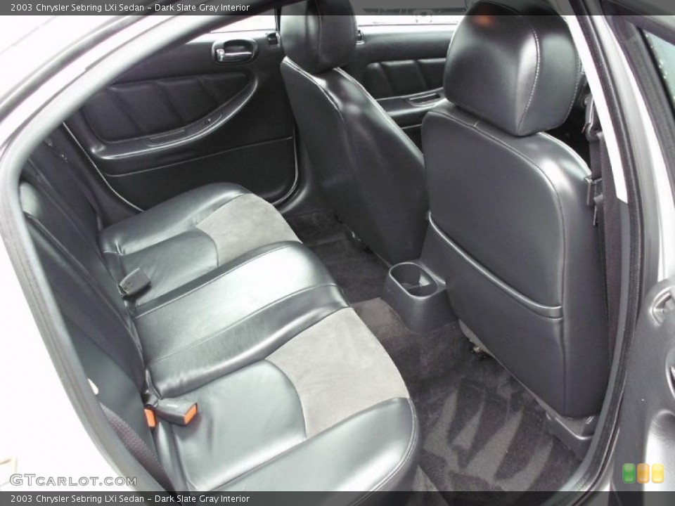 Dark Slate Gray Interior Photo for the 2003 Chrysler Sebring LXi Sedan #47116004
