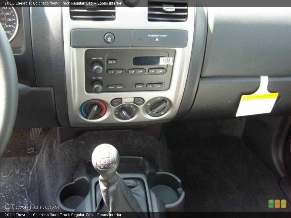 Ebony Interior Transmission for the 2011 Chevrolet Colorado Work Truck Regular Cab #47117531