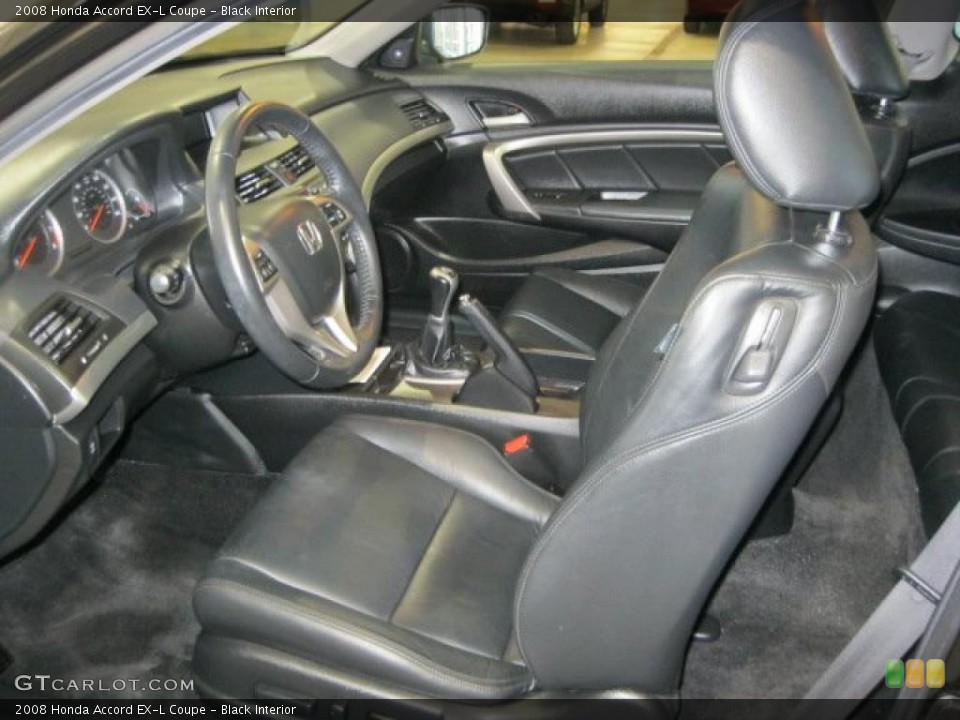Black Interior Photo for the 2008 Honda Accord EX-L Coupe #47118110