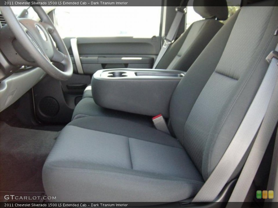 Dark Titanium Interior Photo for the 2011 Chevrolet Silverado 1500 LS Extended Cab #47118131