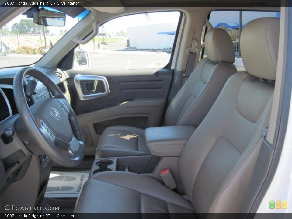 Olive Interior Photo for the 2007 Honda Ridgeline RTL #47118557