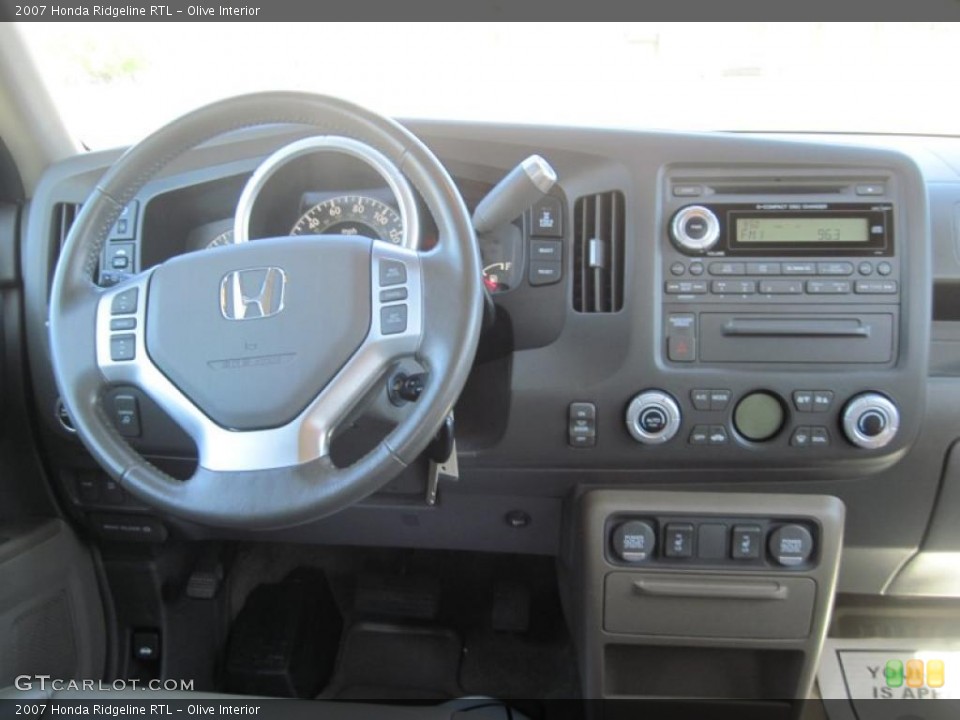 Olive Interior Steering Wheel for the 2007 Honda Ridgeline RTL #47118632