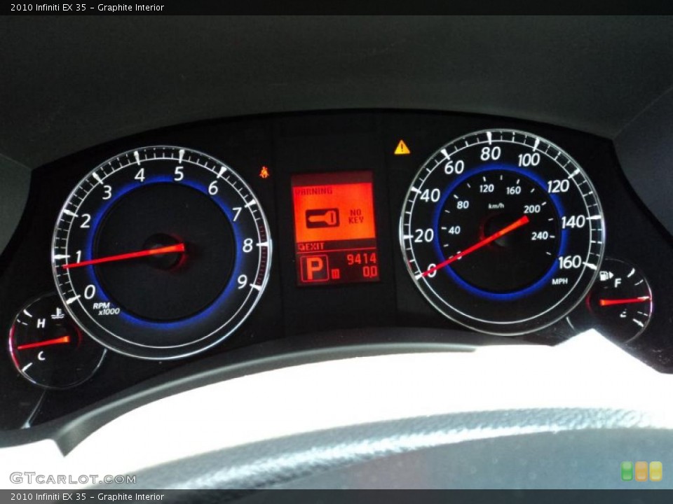 Graphite Interior Gauges for the 2010 Infiniti EX 35 #47118824