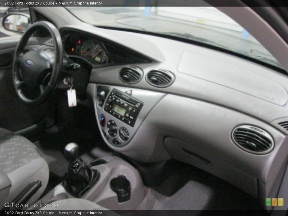 Medium Graphite Interior Dashboard for the 2002 Ford Focus ZX3 Coupe #47121759