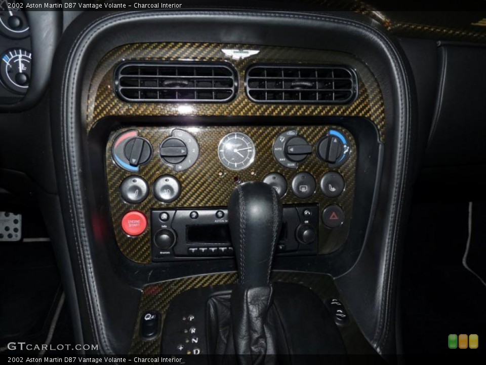 Charcoal Interior Controls for the 2002 Aston Martin DB7 Vantage Volante #47122569