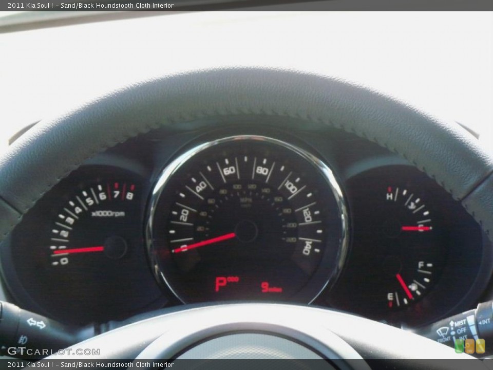 Sand/Black Houndstooth Cloth Interior Gauges for the 2011 Kia Soul ! #47123376