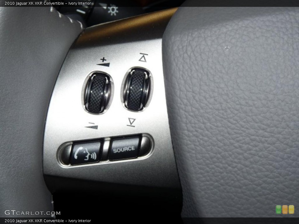 Ivory Interior Controls for the 2010 Jaguar XK XKR Convertible #47123526