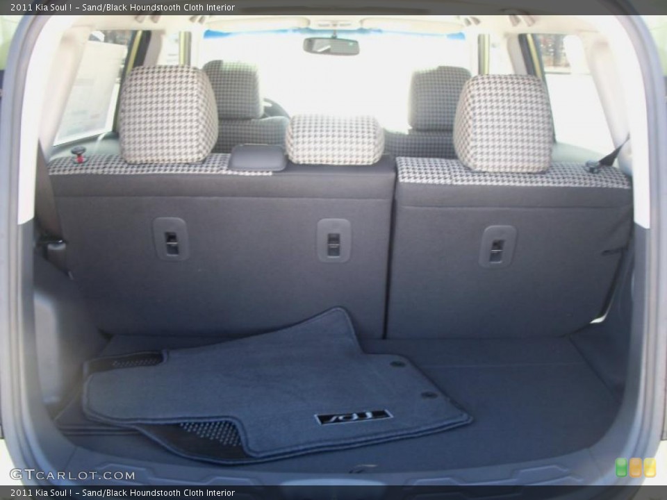 Sand/Black Houndstooth Cloth Interior Trunk for the 2011 Kia Soul ! #47123532