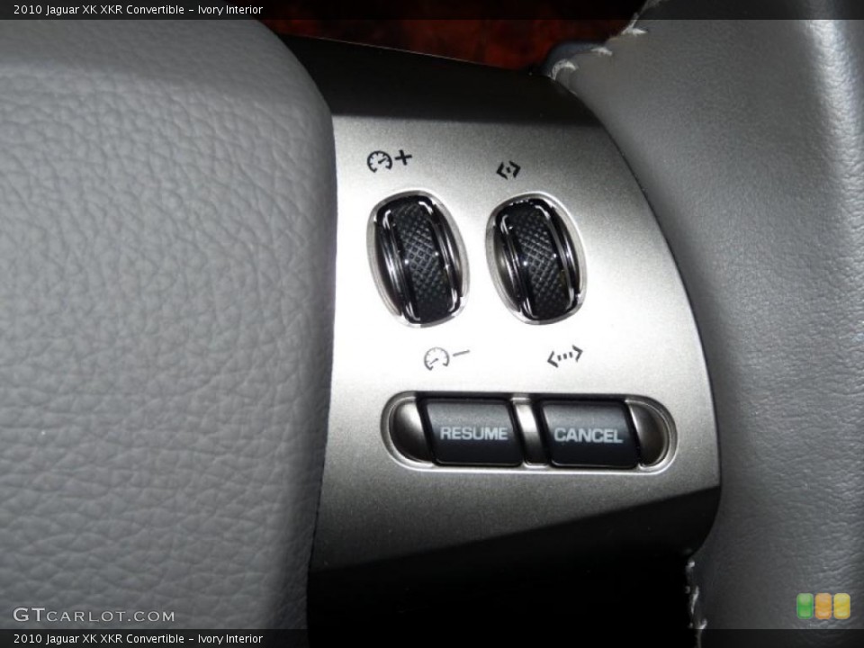 Ivory Interior Controls for the 2010 Jaguar XK XKR Convertible #47123541