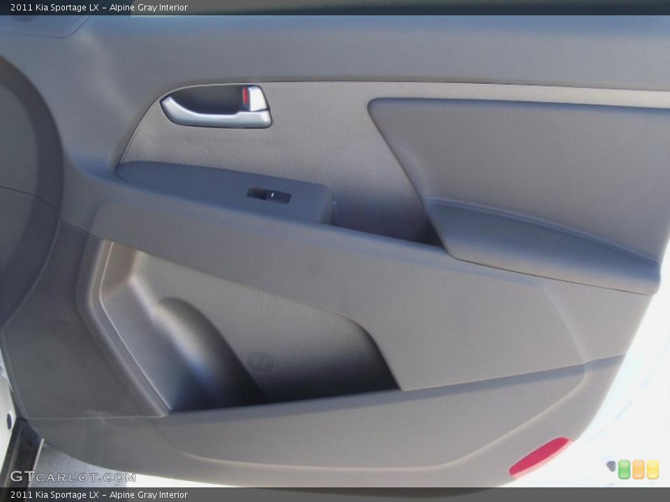 Alpine Gray Interior Door Panel for the 2011 Kia Sportage LX #47124663
