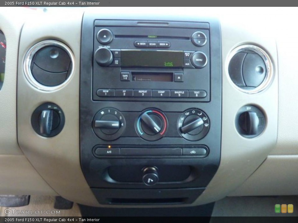 Tan Interior Controls for the 2005 Ford F150 XLT Regular Cab 4x4 #47126579