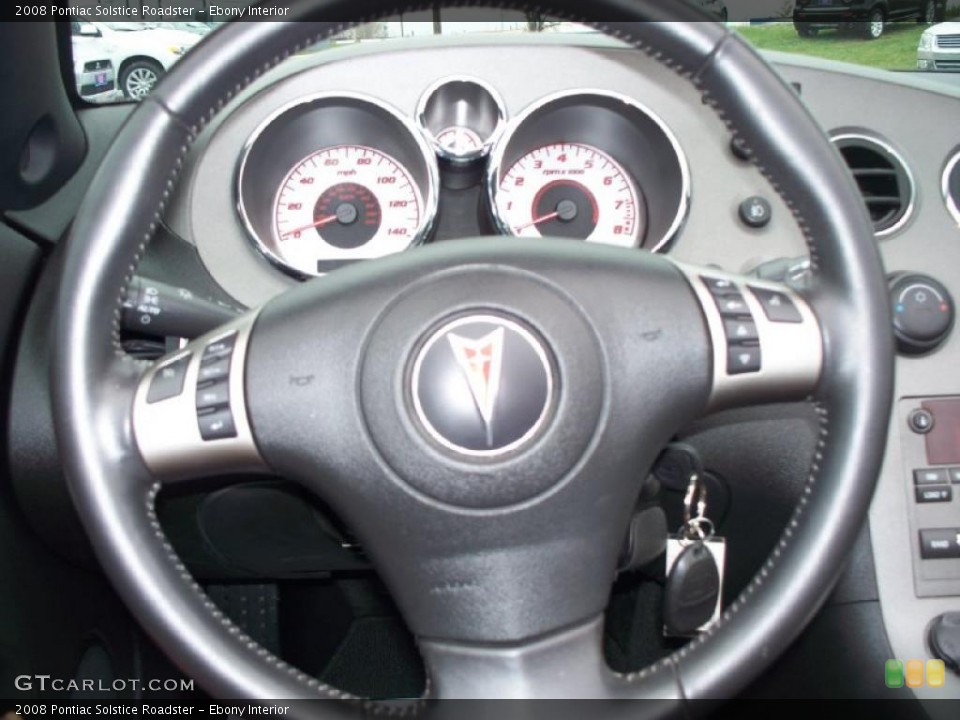 Ebony Interior Steering Wheel for the 2008 Pontiac Solstice Roadster #47127192