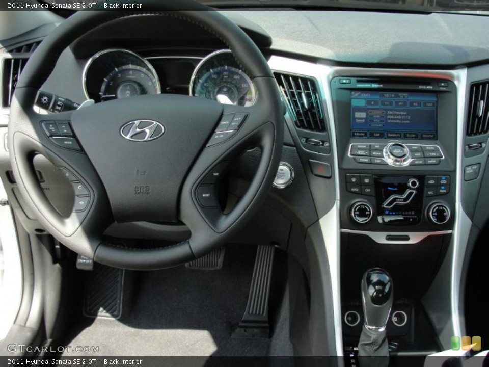 Black Interior Dashboard for the 2011 Hyundai Sonata SE 2.0T #47127705