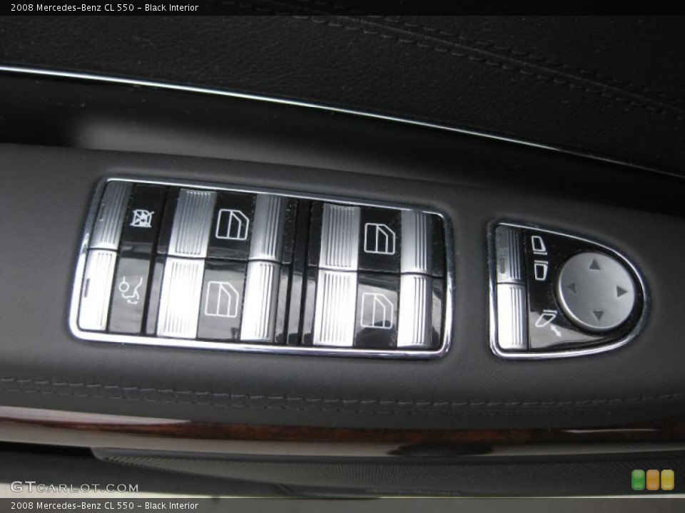 Black Interior Controls for the 2008 Mercedes-Benz CL 550 #47128572