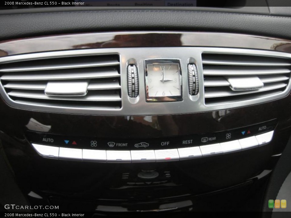 Black Interior Controls for the 2008 Mercedes-Benz CL 550 #47128662