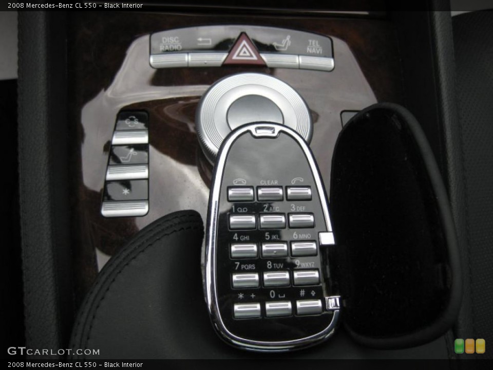 Black Interior Controls for the 2008 Mercedes-Benz CL 550 #47128692