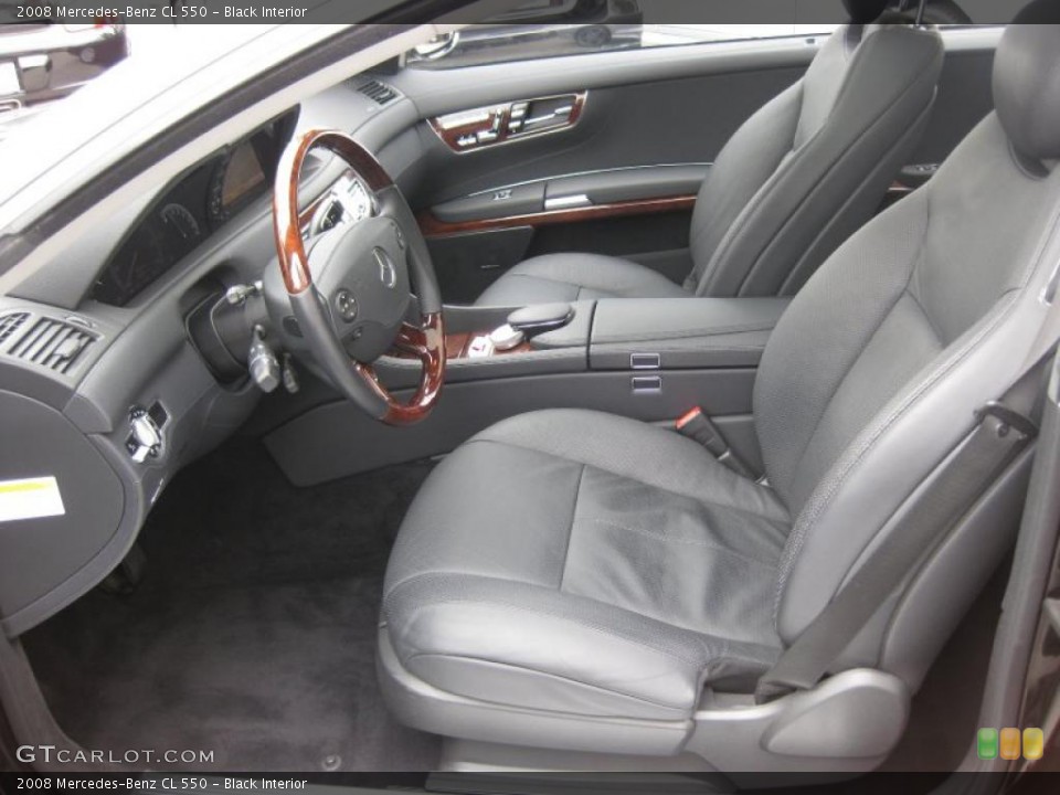 Black Interior Photo for the 2008 Mercedes-Benz CL 550 #47128737