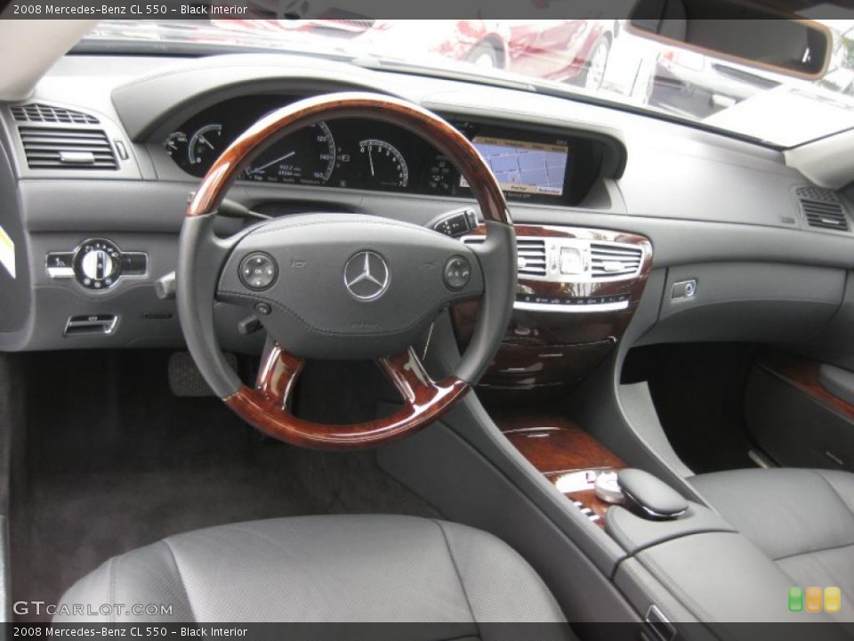 Black Interior Dashboard for the 2008 Mercedes-Benz CL 550 #47128782