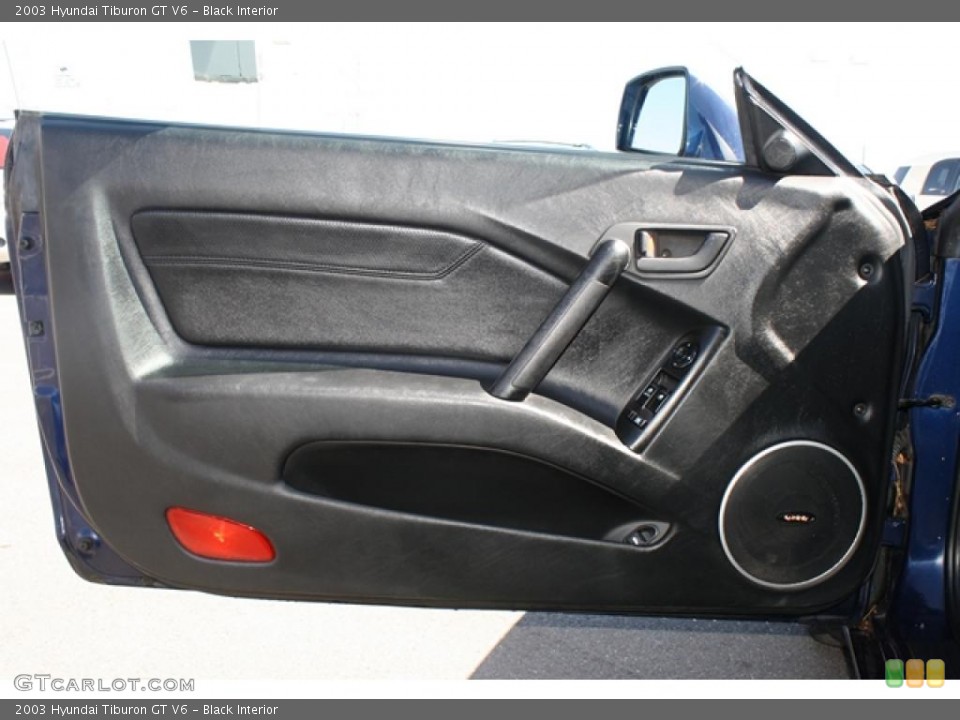 Black Interior Door Panel for the 2003 Hyundai Tiburon GT V6 #47130198