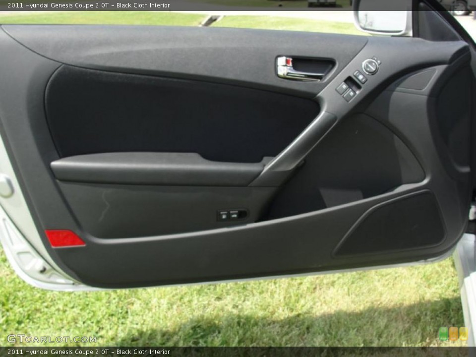 Black Cloth Interior Door Panel for the 2011 Hyundai Genesis Coupe 2.0T #47130504