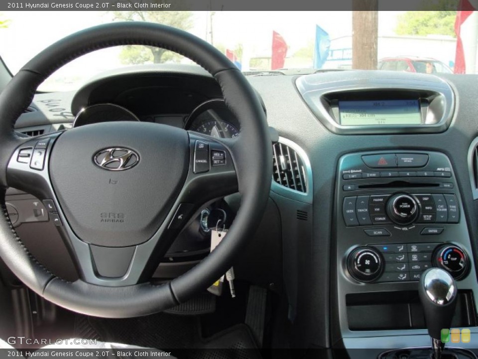 Black Cloth Interior Dashboard for the 2011 Hyundai Genesis Coupe 2.0T #47130615