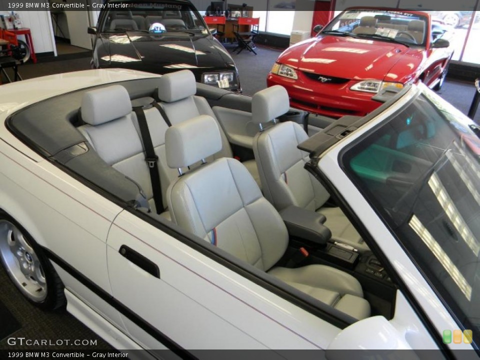 Gray Interior Photo for the 1999 BMW M3 Convertible #47130825