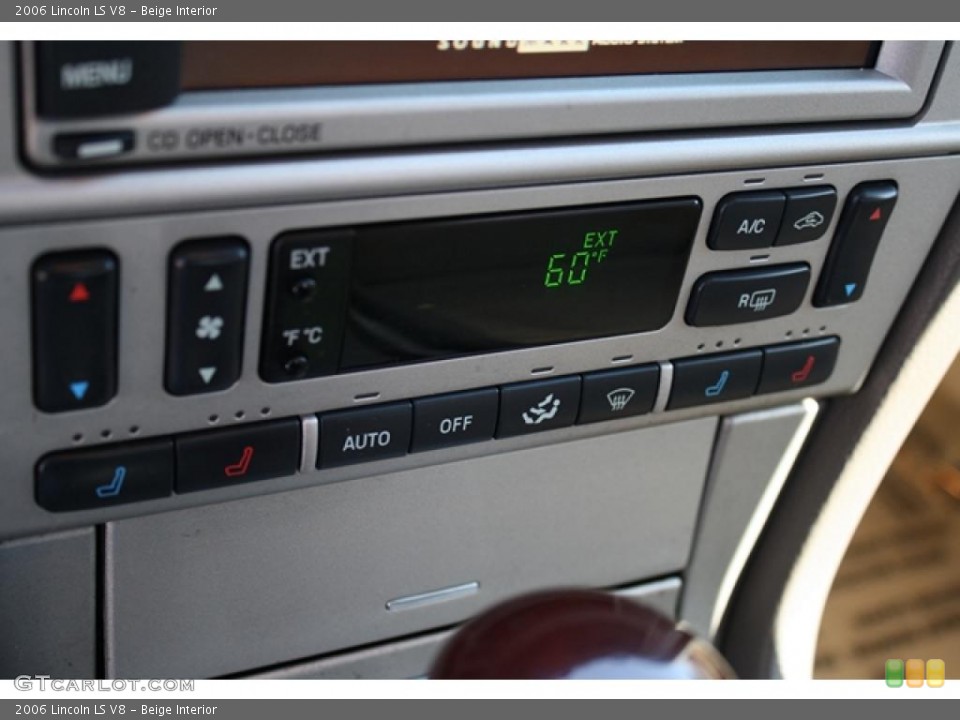 Beige Interior Controls for the 2006 Lincoln LS V8 #47130876