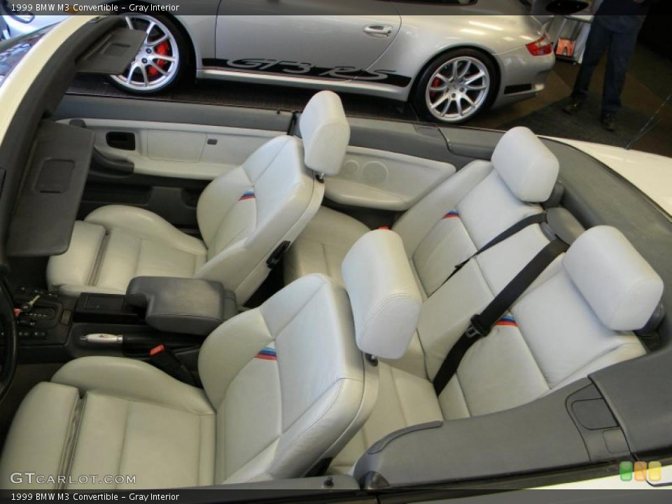 Gray Interior Photo for the 1999 BMW M3 Convertible #47130912