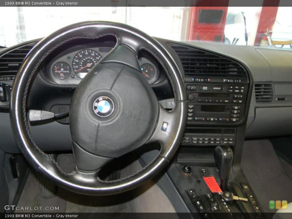 Gray Interior Steering Wheel for the 1999 BMW M3 Convertible #47130927