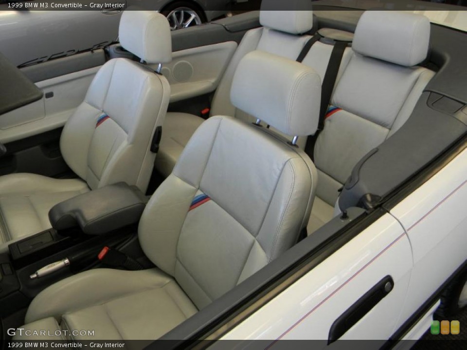 Gray Interior Photo for the 1999 BMW M3 Convertible #47130942
