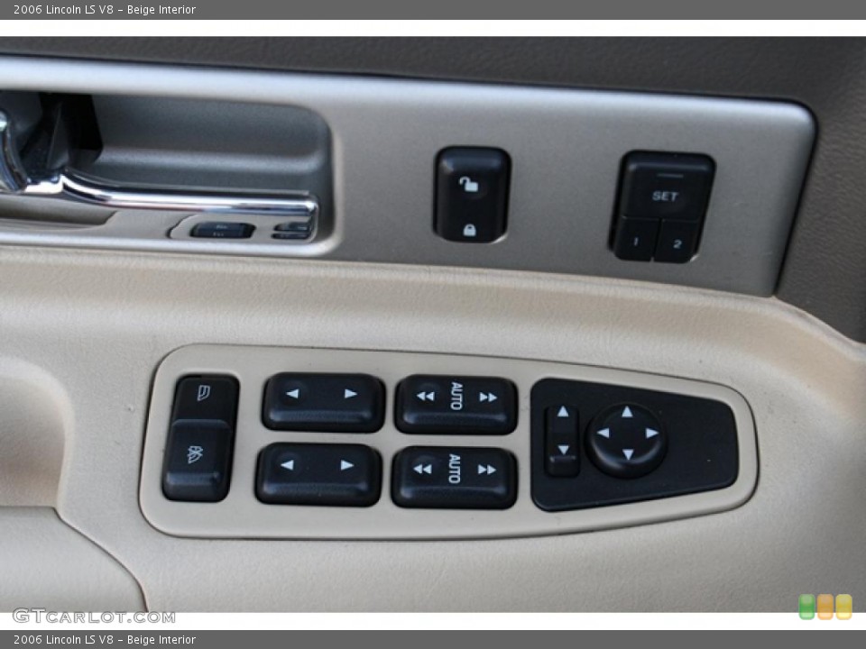 Beige Interior Controls for the 2006 Lincoln LS V8 #47131008