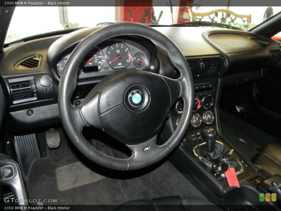 Black Interior Steering Wheel for the 2000 BMW M Roadster #47131176