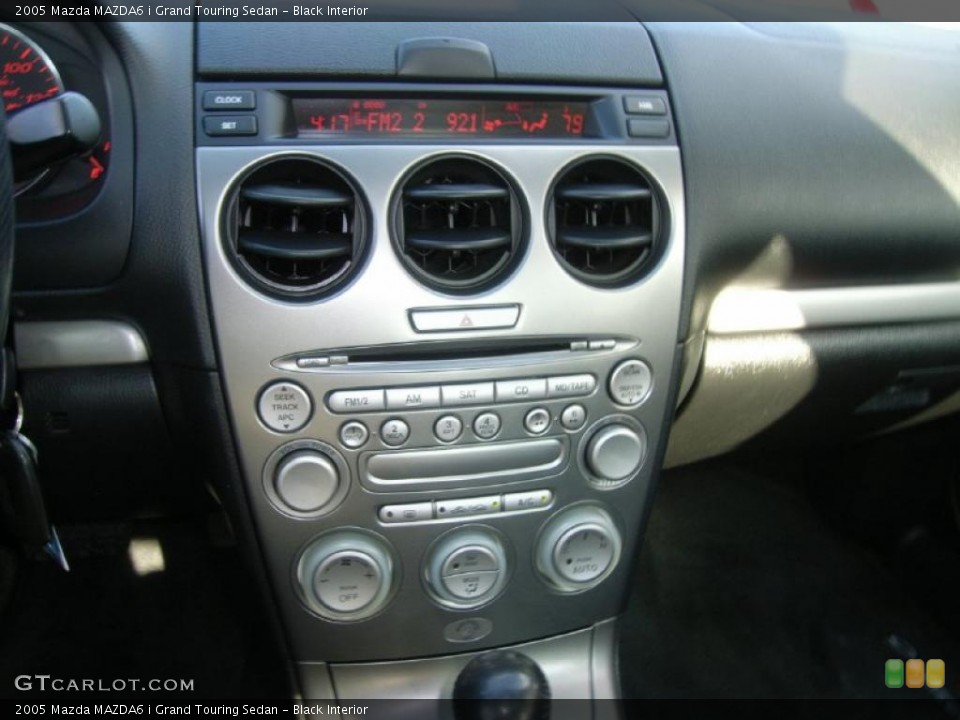 Black Interior Controls for the 2005 Mazda MAZDA6 i Grand Touring Sedan #47132463