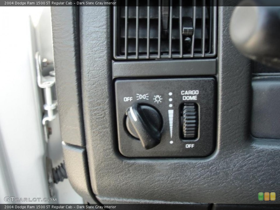 Dark Slate Gray Interior Controls for the 2004 Dodge Ram 1500 ST Regular Cab #47134332