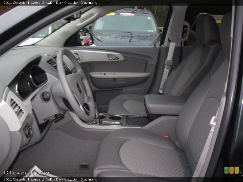 Dark Gray/Light Gray Interior Photo for the 2011 Chevrolet Traverse LS AWD #47135250