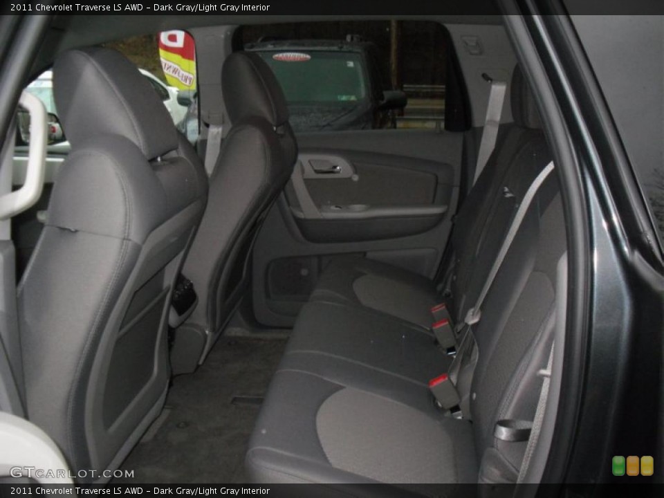Dark Gray/Light Gray Interior Photo for the 2011 Chevrolet Traverse LS AWD #47135265