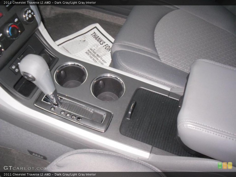 Dark Gray/Light Gray Interior Transmission for the 2011 Chevrolet Traverse LS AWD #47135301