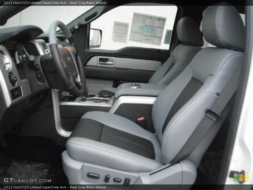 Steel Gray/Black Interior Photo for the 2011 Ford F150 Limited SuperCrew 4x4 #47136264