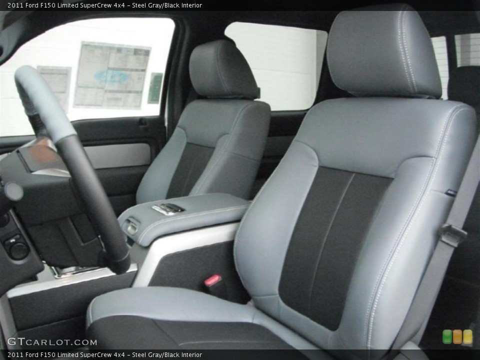 Steel Gray/Black Interior Photo for the 2011 Ford F150 Limited SuperCrew 4x4 #47136279